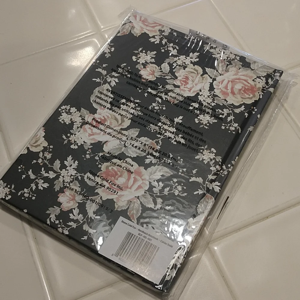Betsy Hardback Rose Floral Notebook